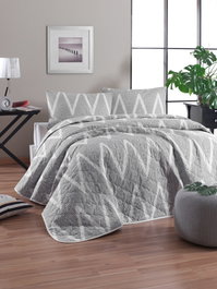 L'essentiel linge de maison Olivia - Gris